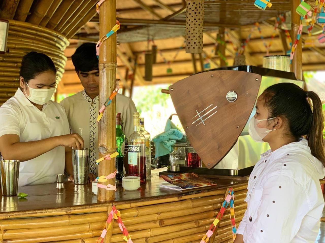 Hanchey Bamboo Resort Kampong Cham Exterior foto